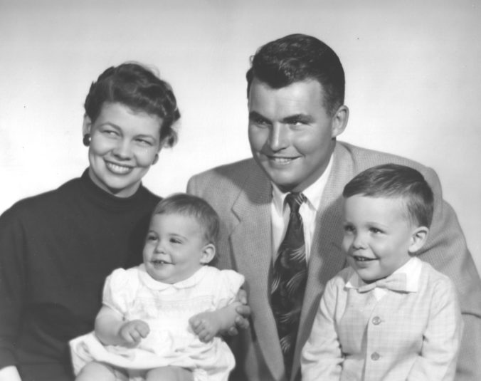 Joe Warner and Family- Fathers' Day 1954